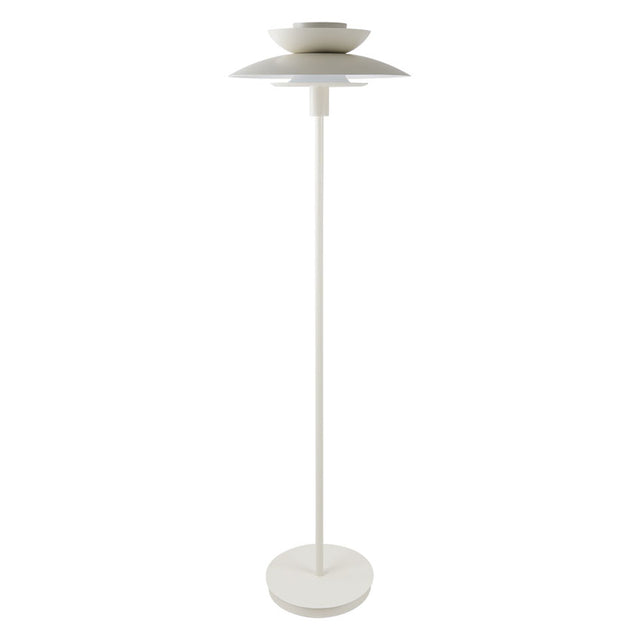 BEIGE RETRO STYLE METAL FLOOR LAMP