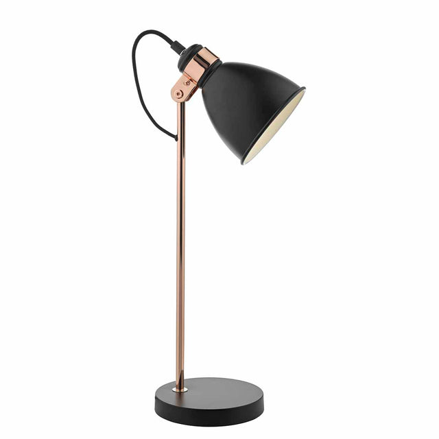 Frederick Task Lamp Black & Copper