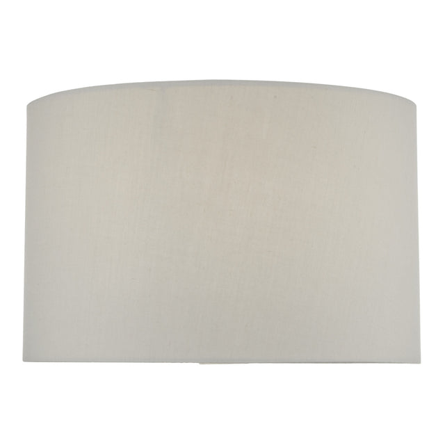 Funchal Grey Cotton Drum Shade 33cm