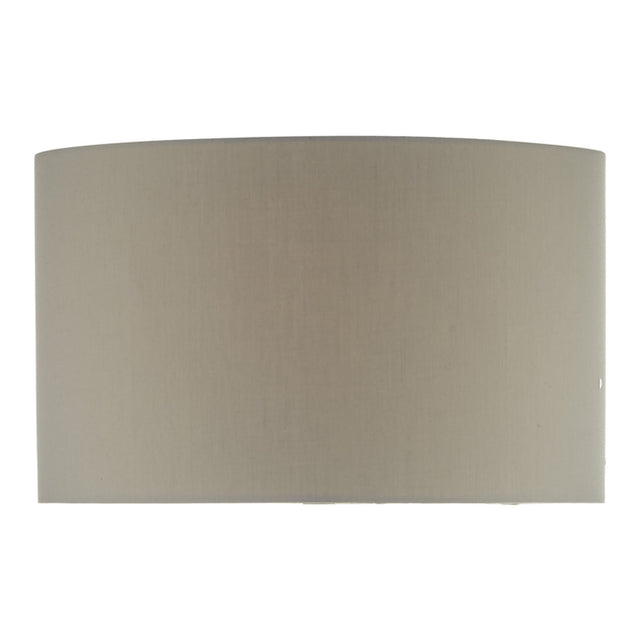 Funchal Grey Cotton Drum Shade 43cm