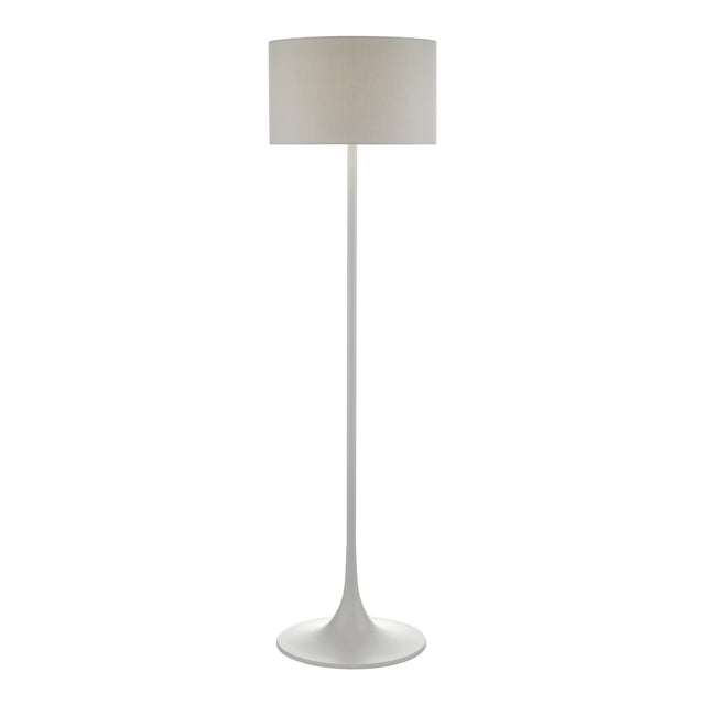 Funchal Floor Lamp Matt Grey With Shade