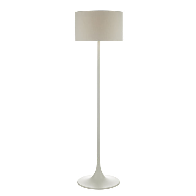 Funchal Floor Lamp Matt Grey With Shade