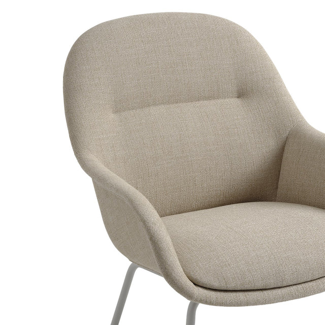 Fiber Lounge Armchair Tube Base