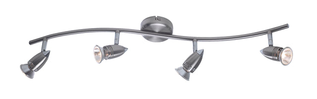 Gemini 4 Light Bar Spotlight Satin Chrome