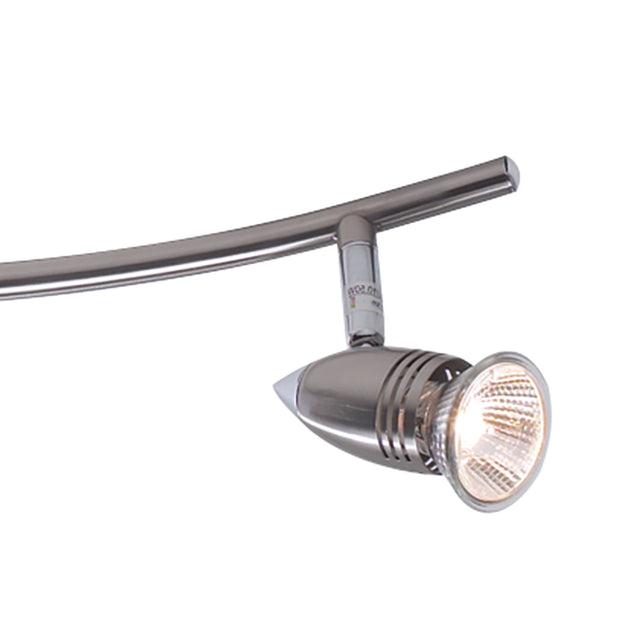 Gemini 4 Light Bar Spotlight Satin Chrome