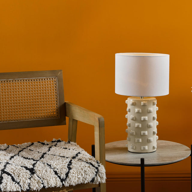 Georgina Table Lamp White With Shade