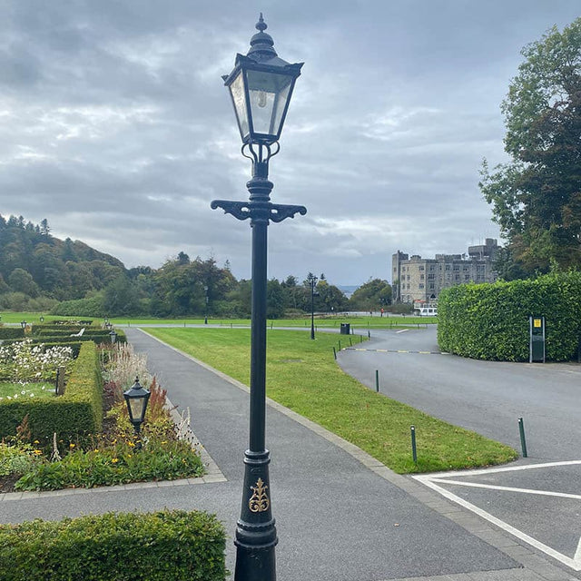 Victorian traditional cast iron lamp post