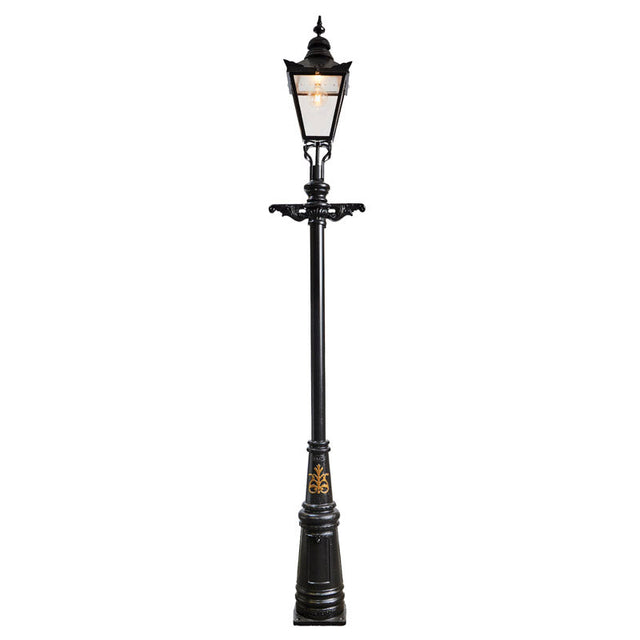 Victorian traditional cast iron lamp post