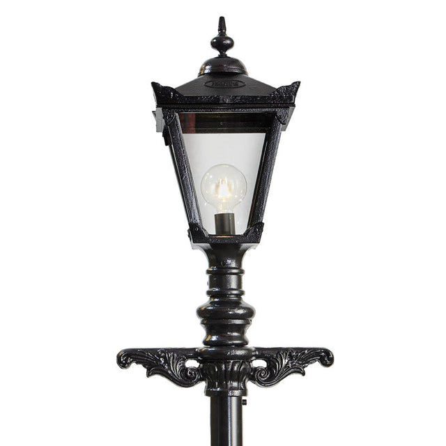 Victorian cast iron lamp post