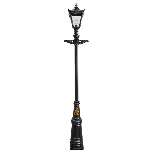 Victorian cast iron lamp post