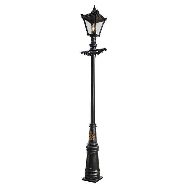 Victorian cast iron lamp post