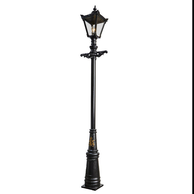 Victorian cast iron lamp post