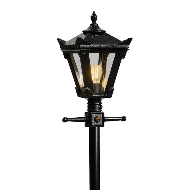 Victorian traditional cast iron lamp post