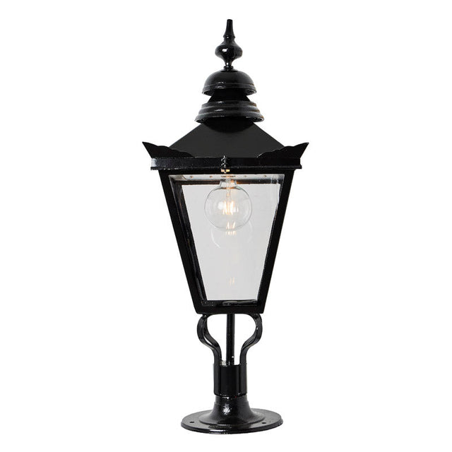 Victorian pier light for flat pier caps