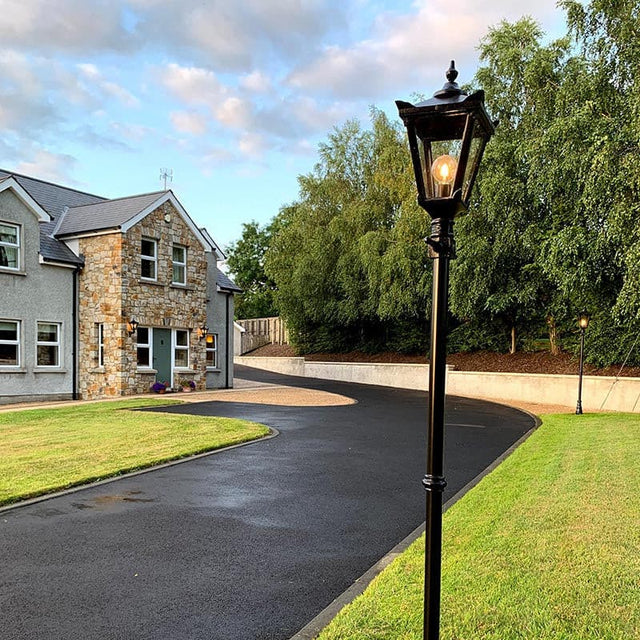 Victorian traditional cast iron lamp post