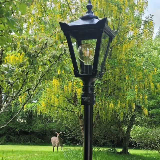 Victorian traditional cast iron lamp post