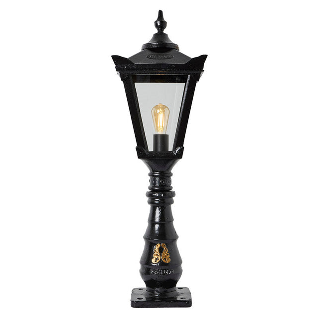 Victorian traditional cast iron pedestal light