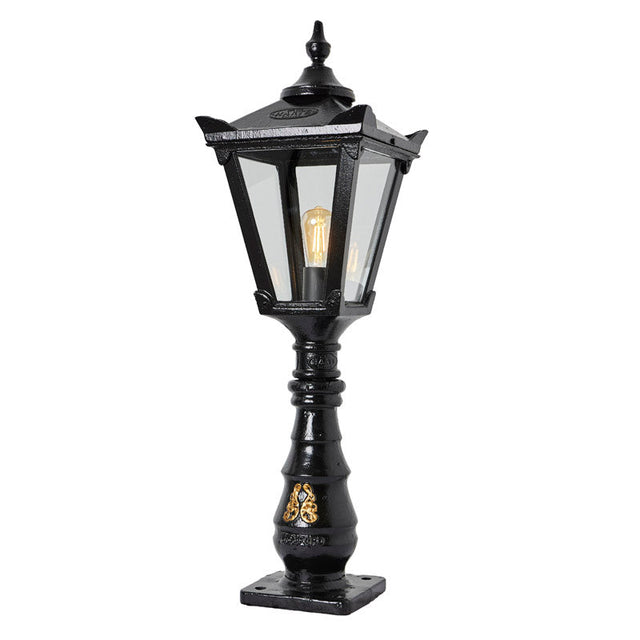 Victorian traditional cast iron pedestal light