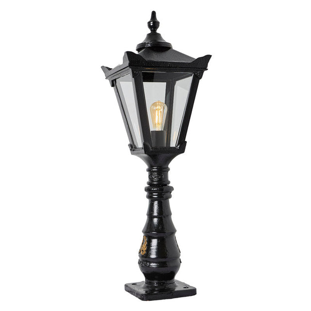 Victorian traditional cast iron pedestal light