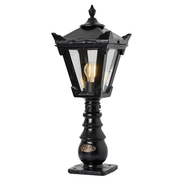 Victorian traditional cast iron pedestal light