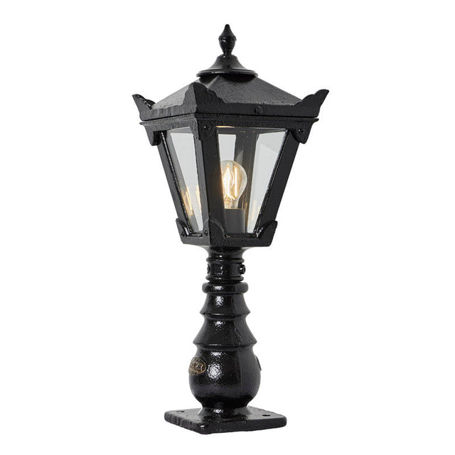 Victorian traditional cast iron pedestal light