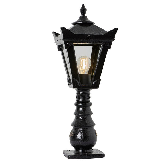 Victorian traditional cast iron pedestal light