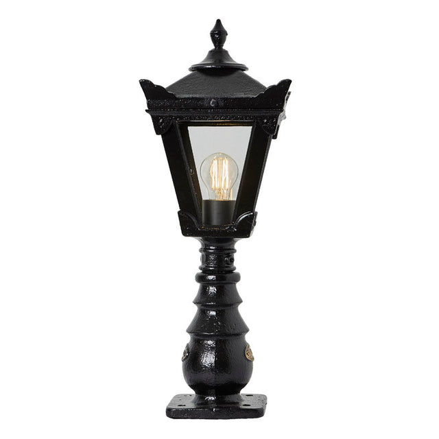 Victorian traditional cast iron pedestal light