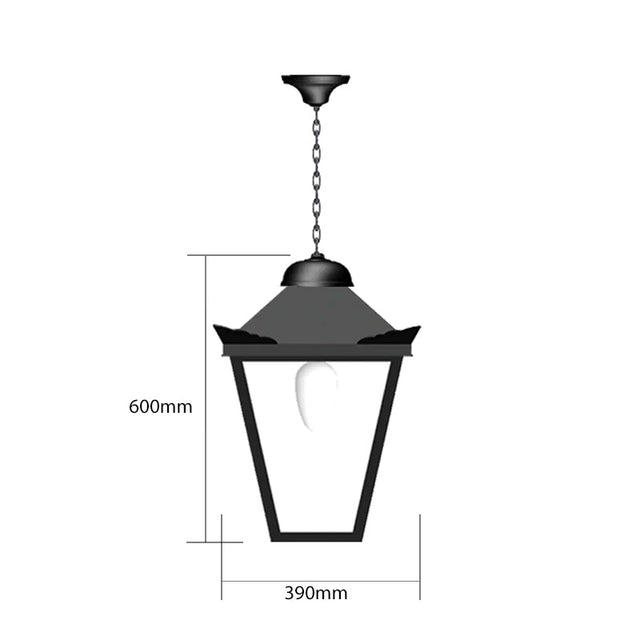 Victorian traditional hanging lantern