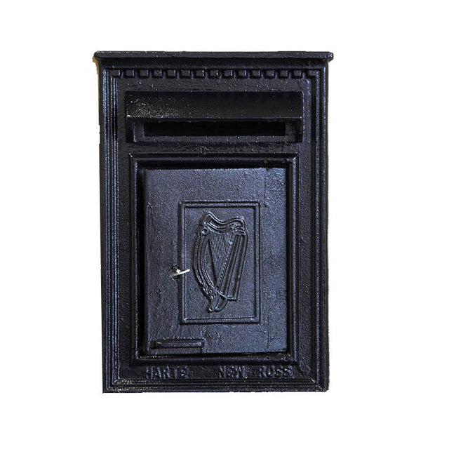 Traditional Irish Post in black for letters