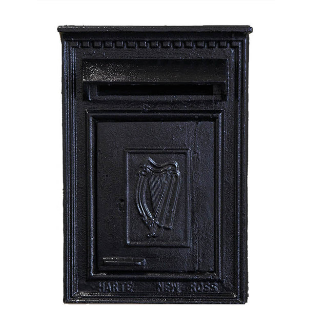 Traditional Irish Post in black for letters