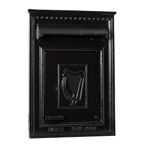 Traditional Irish Post in black for letters