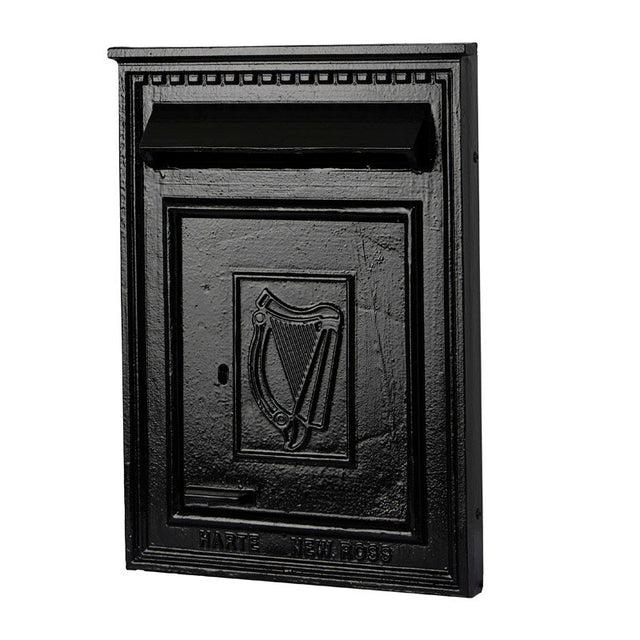 Traditional Irish Post in black for letters