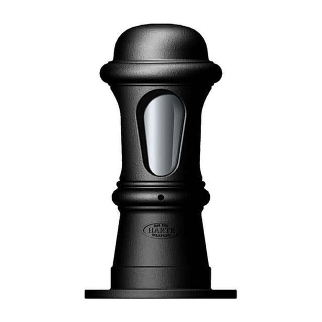 Decorative bollard light in cast iron