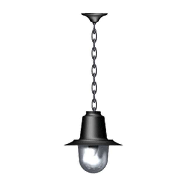 Classic railway style hanging light with chain