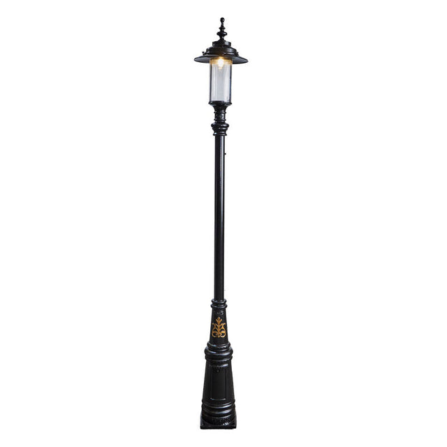 Georgian style lamp post in cast iron and steel