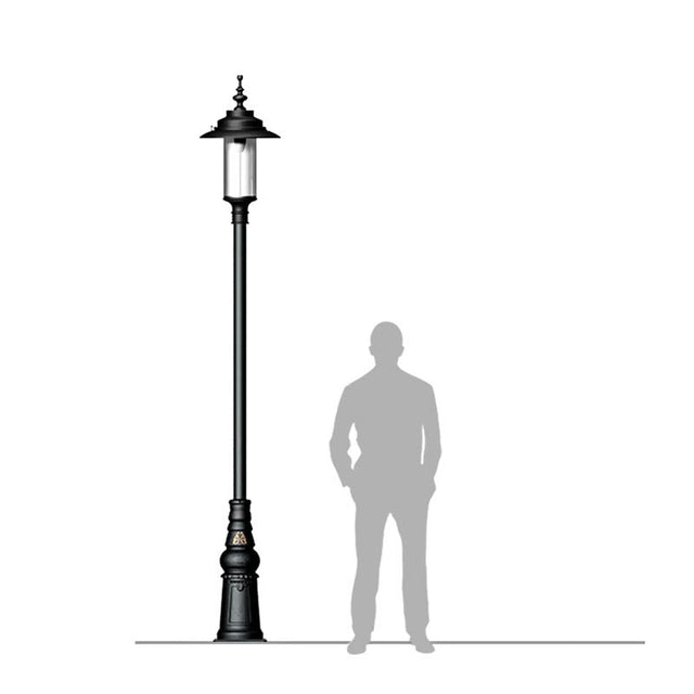 Georgian style lamp post