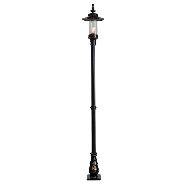 Georgian style lamp post in cast iron and steel