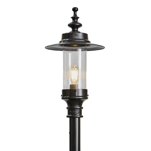 Georgian style lamp post in cast iron and steel