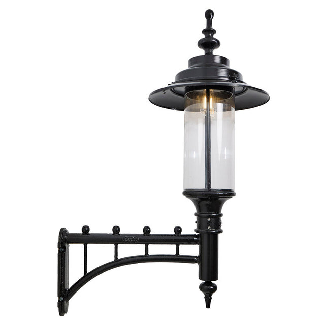 Large Georgian style wall light in cast iron and steel