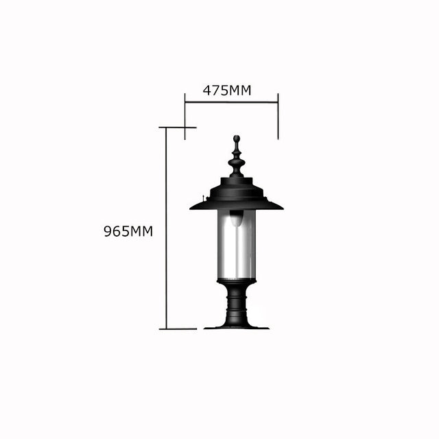 Georgian pier light for large piers