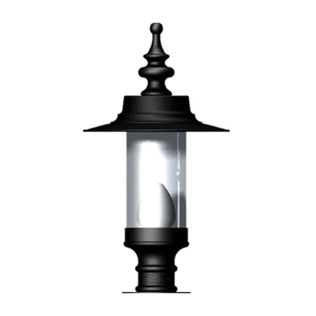 Georgian style pier light in cast iron and steel