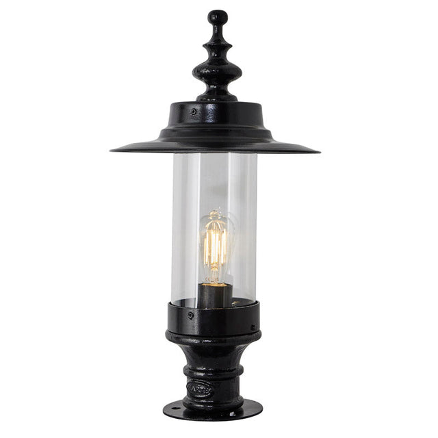 Georgian style pier light in cast iron and steel