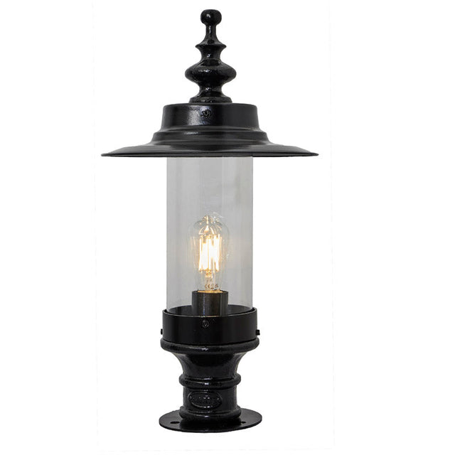 Georgian style pier light in cast iron and steel