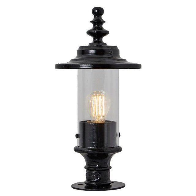 Georgian style pier light in cast iron and steel