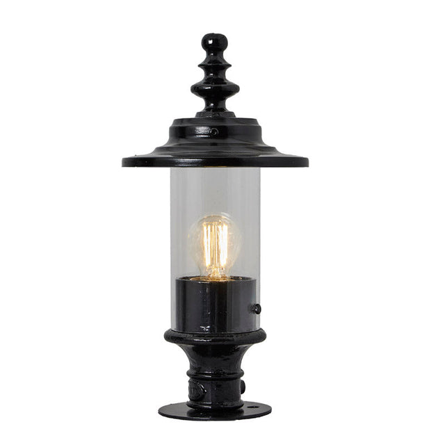 Georgian style pier light in cast iron and steel