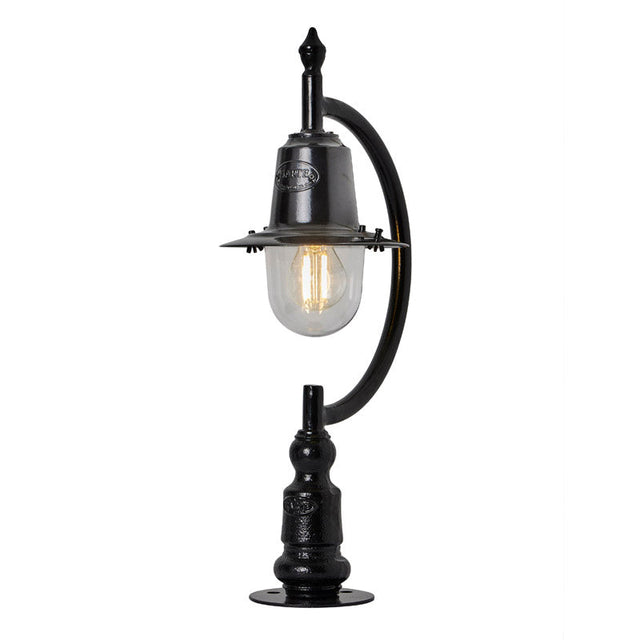 Vintage tear drop pier light in cast iron and steel