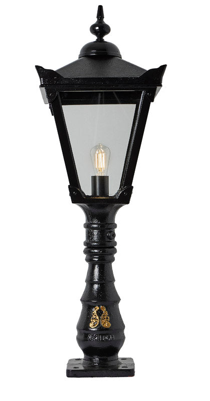 Victorian traditional cast iron pedestal light