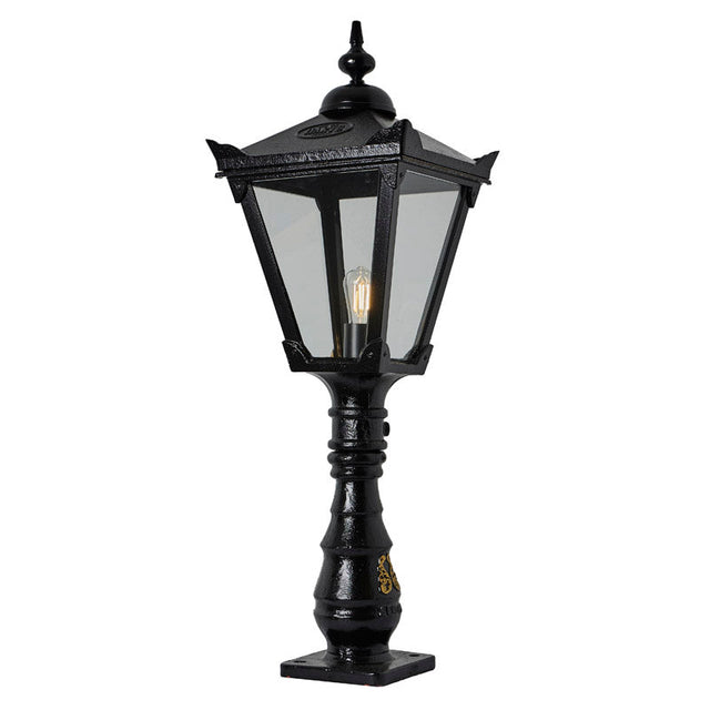 Victorian traditional cast iron pedestal light