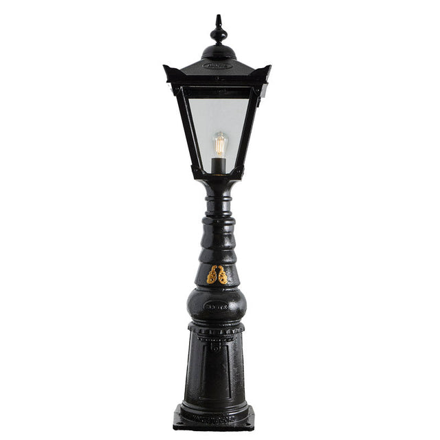 Victorian traditional cast iron pedestal light