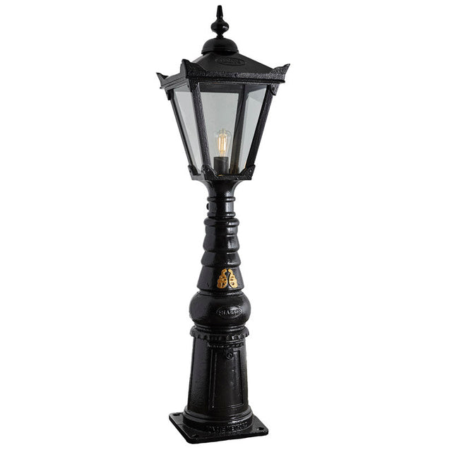 Victorian traditional cast iron pedestal light